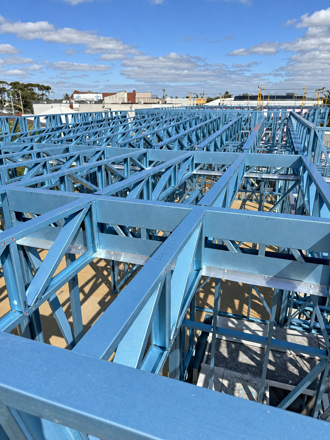 Light gauge steel roof trusses