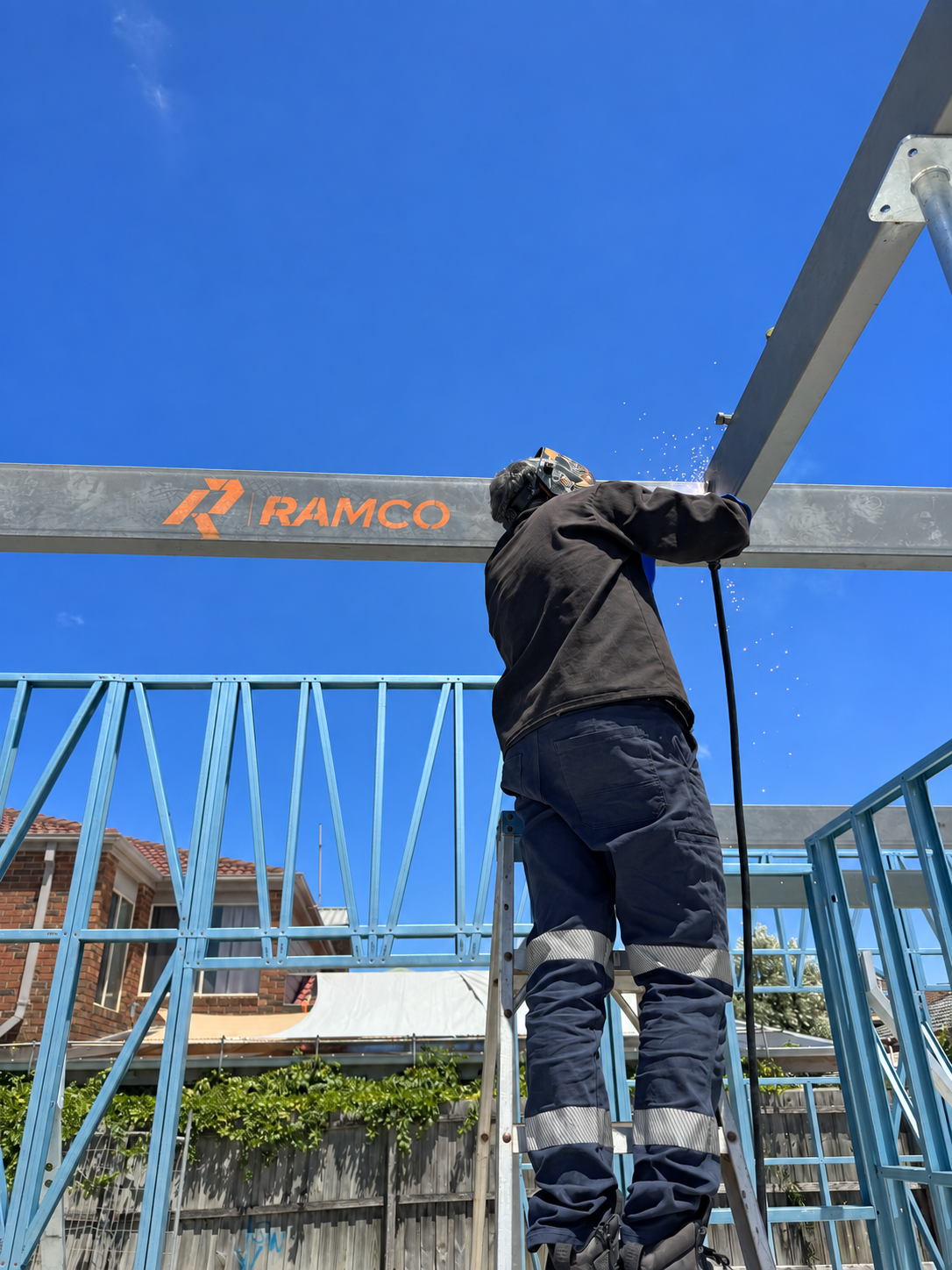 Ramco welder on site