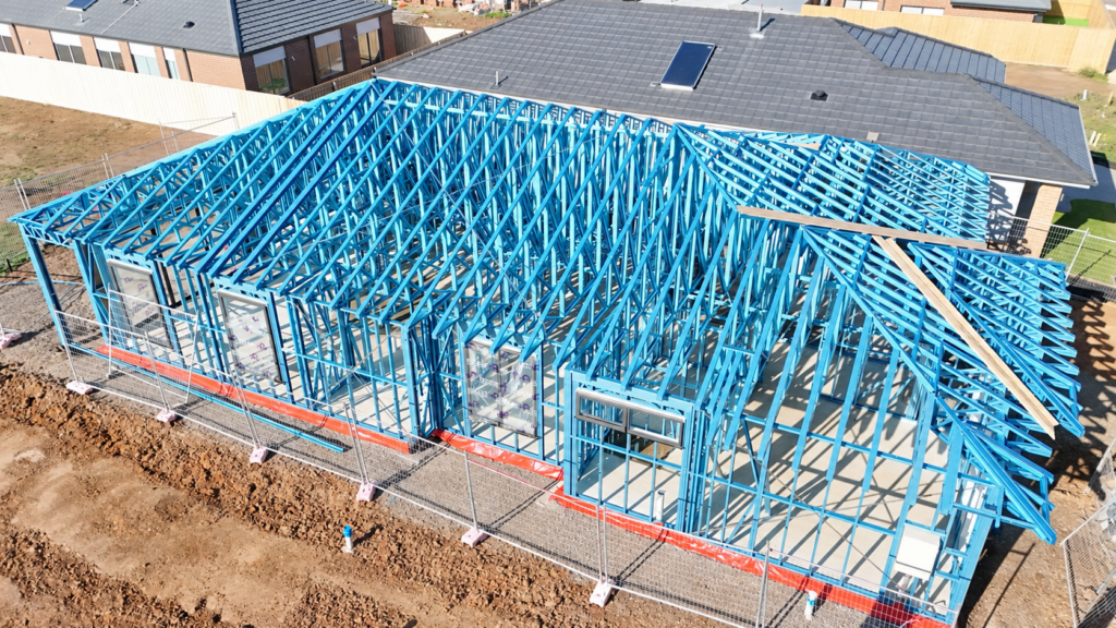 Steel framed home