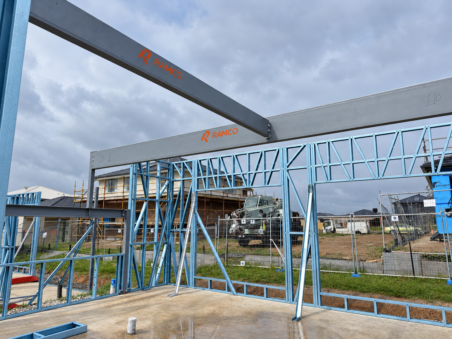 Structural steel install