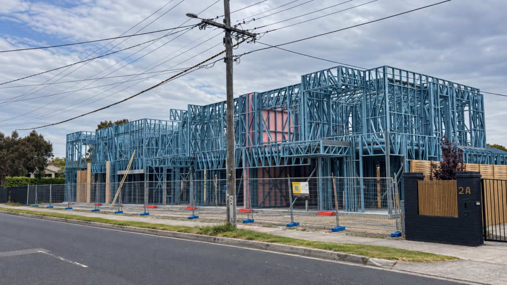 Steel frame walls